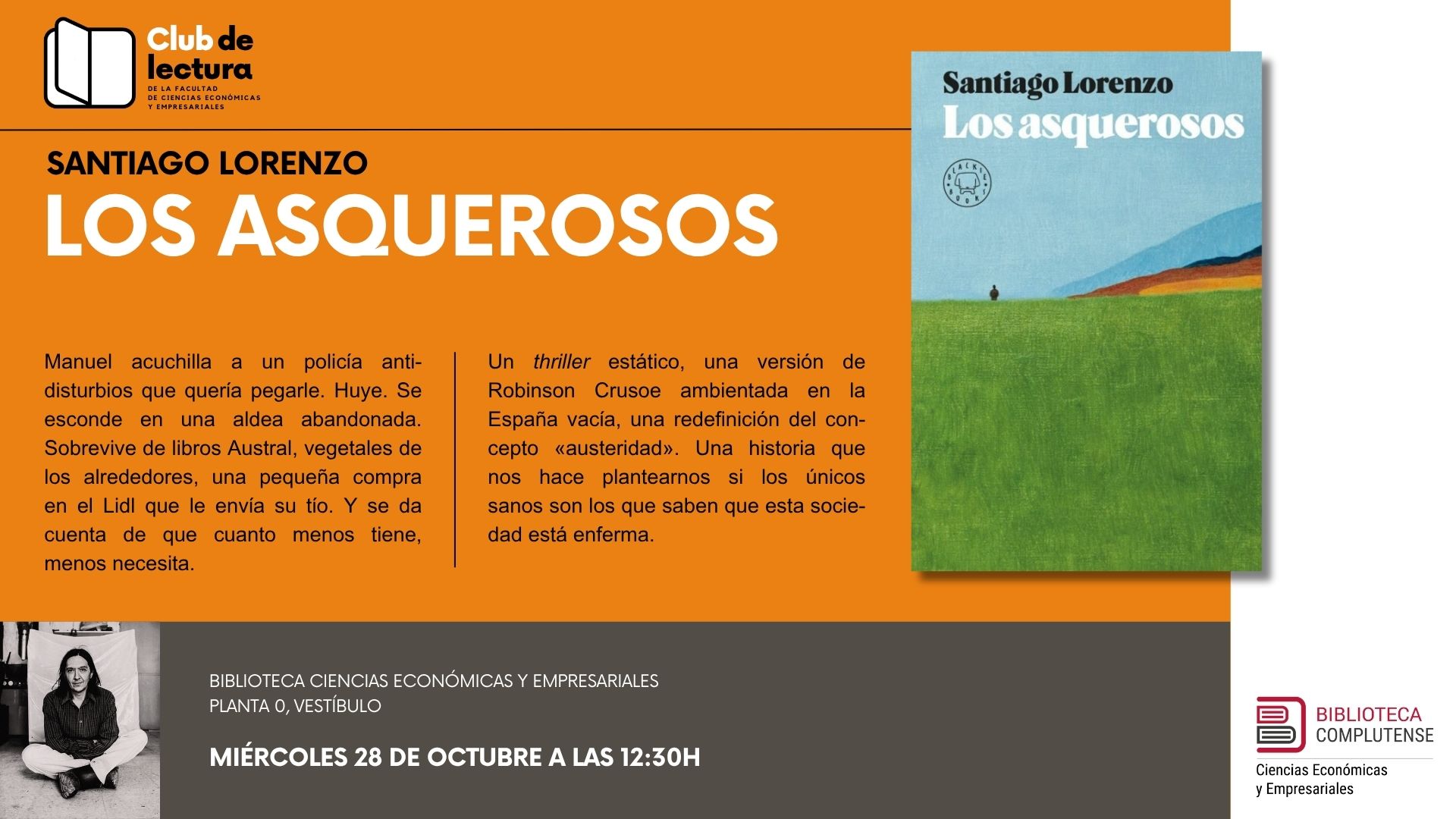 Reunión Club de Lectura, 28 oct